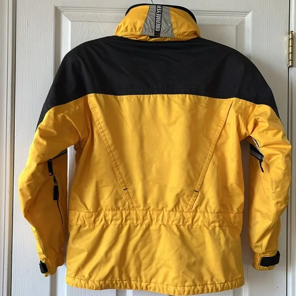 Like new Obermeyer snow ski jacket sz 6 yellow & Blk - Picture 4 of 4